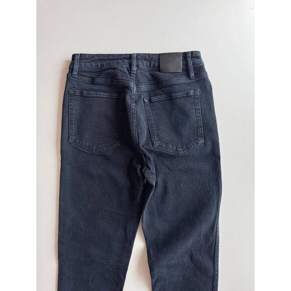 ANINE BING Jagger OD Black Dark Blue High Rise Skinny Ankle Jeans, Size 28 - Picture 9 of 15